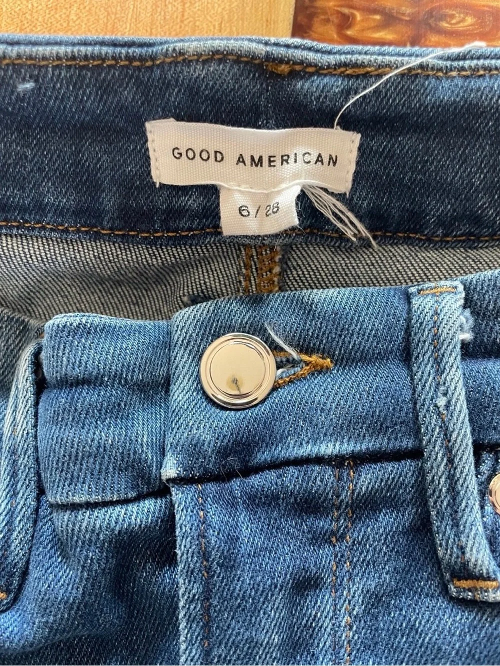 Good American Good Legs Skinny Jeans.